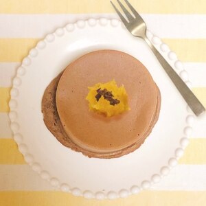 栗きんとんとチョコのクレープ♡